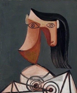 Tete de femme 5 1962 kubistisch Ölgemälde